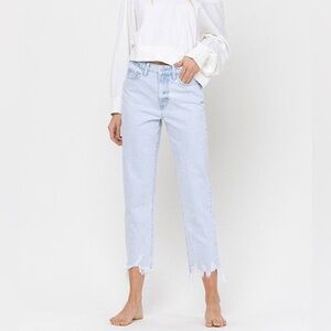 Light Blue Distressed Women Jeans